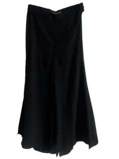 美品　黒 フレアガウチョパンツ