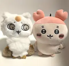 ちいかわ　あのこ　古本屋ぽてたまぬいぐるみ2点セット