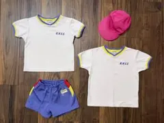 Kinder Kids キンダーキッズ　PE 体操服　半袖　上下セット　帽子