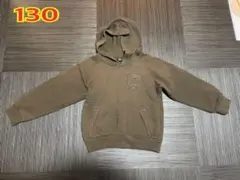 コムサ　COMME CA ISM パーカー 130サイズ　茶