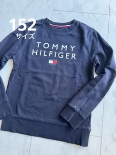 ★着用回数少なめの美品　トミーヒルフィガー　スウェット　ネイビー　152
