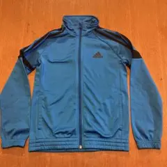 adidas 青 ジャージ ジップアップ