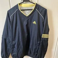 【良品】アディダスゴルフ2WAY半袖&長袖ウインドウォームジャケット