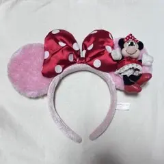 ミニー ぬいぐるみ付きカチューシャ ピンク