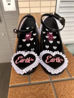 EARTHMAGIC ハート　パンプス　靴のサムネイル