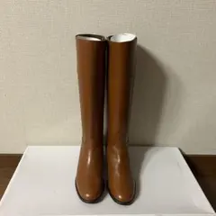 新品未使用！ディセットディセット1717 ロングブーツ 本革 ブラウン24.0㎝