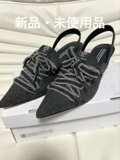 【新品未使用】希少　メゾンマヴェリックプレゼンツ　ハイテクトラックパンプス 新品未使用】希少メゾンマヴェリックプレゼンツハイテクトラック