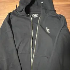 AMBIG ブラック フルジップパーカー