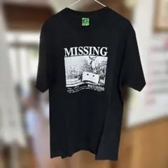ANTIHERO MISSING Tシャツ ブラック Lサイズのサムネイル