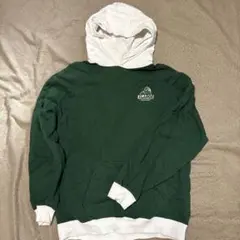 XLARGE グリーン ホワイト パーカー L