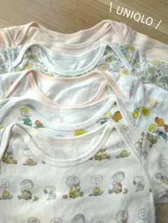 UNIQLO✡長袖 ロンパース肌着　80cm