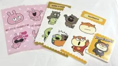 にしむらゆうじ ラブラビット かっぱとたぬき こねずみ ステッカー セット