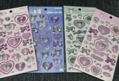 サンリオ ビジュー　シール マイメロ クロミ 全4種コンプセット