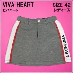 VIVA HEART ビバハート インナー付 スウェット スカート ロゴ 42