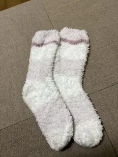 新品❁⃘*ジェラートピケ ボーダー柄ソックス ピンク