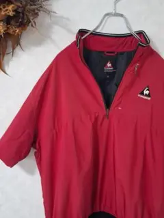 【Le Coq Sportif】 ナイロンハーフジップジャケット