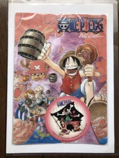ONE PIECE ステッカー付き下敷のサムネイル