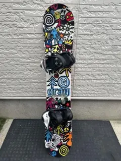 数回使用 キッズスノーボード 98cm ZUMA＋バイン＋20cmブーツ 10592-24d.jpg