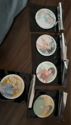 五条悟 夏油傑　缶バッジ　5種コンプセット　呪術廻戦 懐玉・玉折　カフェ2024