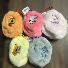 にしむらゆうじ スタジオUG もこもこ巾着 全種セット タグ付き