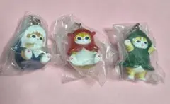 モフサンド目印アクセサリー2　メンダコ、イカ、サメ