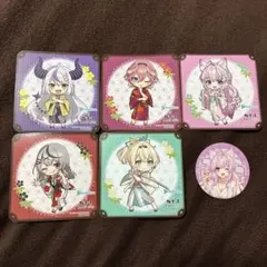 ホロライブ　holox　極楽湯コラボ　デフォルメ　コースター　5枚セット