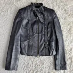 TUNNEL レザージャケット ブラック 40 オシャレ 大人 かっこいい