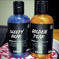 新品 LUSH スリーピーベア /ゴールデンペアー ボディソープ 280g 2本のサムネイル
