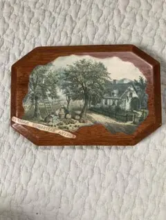 アメリカンカントリー　Homestead Autumn 八角形木製プレート