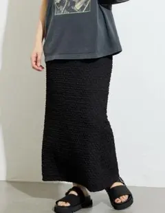 今季　ジャーナルスタンダード　黒 タイトロングスカート