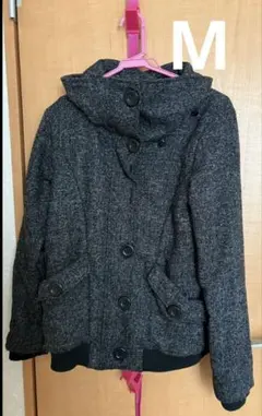 レディース　コート　ジャケット　ブルゾン　M アウター　グレー