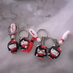 ハローキティ ROUND1コラボキーホルダー 4個セット