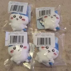 ハチワレだらけくじ　ハチワレ　ちいかわ　ぬいぐるみバッジ　4種のサムネイル