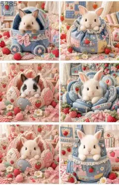ハンドメイド♡オーダーページ【うさちゃん5】 - メルカリ