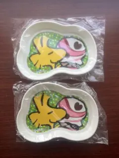 31アイス スヌーピー ウッドストック プレート2点セット まとめ売り