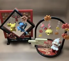 ポケモン ふんわりゆらりん飾り リーシャン & ガーディ(ヒスイのすがた