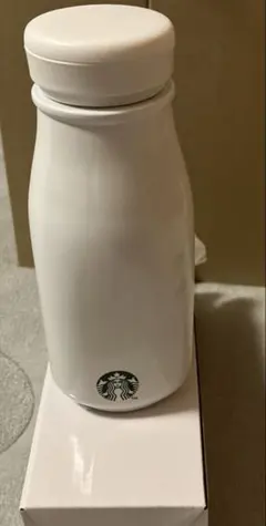 Starbucks ステンレスミニボトル ホワイト 237ml スターバックス