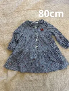 【専用です】familiarチェック柄ワンピース80とBonpointのセット