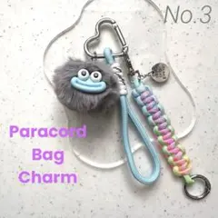 ⭐️パラコードバックチャーム⭐️カラフルストラップ ファーチャーム ハンドメイド