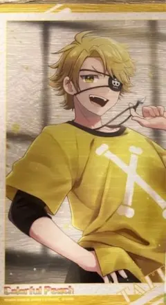 カラフルピーチ たっつん クリアポスター ガシャポン