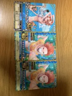 【人気】ワンピーベリーマッチIC ナミ R（レア水着デザイン）/ N 3枚セット
