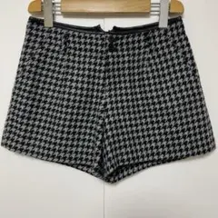 FREE'S MART ハウンドトゥース柄 ショートパンツ Sサイズ ウール混のサムネイル