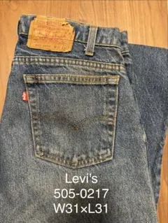 【USED】 Levi's 505 W31×L31 90sデニム