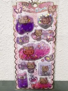 【正規品】ハローキティ 日焼けキティ キラキラウォーターインシール サンリオ