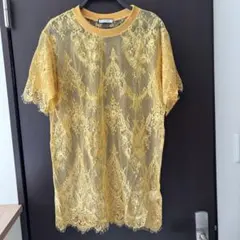 新品未使用jouetieレースBIG TEE レイヤード オーバーサイズTシャツ