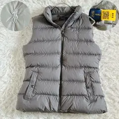 ポロラルフローレン ダウンベスト ワンポイント刺繍 現行QRタグ レディースM