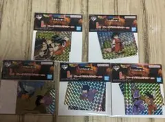 ★ ドラゴンボール　一番くじ　プリズムステッカー　5点★