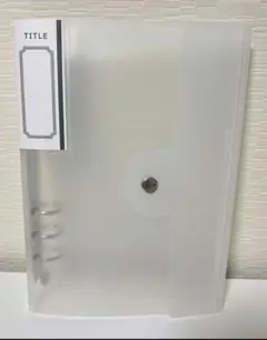 【新品未使用】6リングバインダー　ボタン式