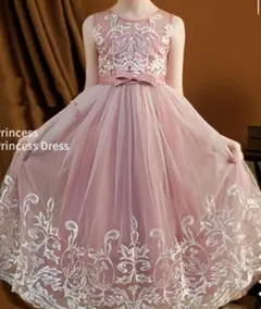 ピンク刺繍ドレス 140cm