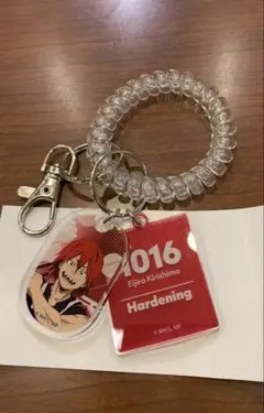 極楽湯　ヒロアカ　トレーディングロッカーキー風キーホルダー　切島